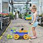 Dimple Blue Garden Wagon & Tools Toy Set, 15 Pc Kids Gardening Play Set