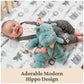 GUND Baby Oh So Snuggly Hippo 12.5-Inch Plush Toy, Ages 0+