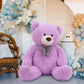 MaoGoLan Giant Purple Teddy Bear 55" Life Size Huge Plush Massive Stuffed Animals for Girlfriend Kids Boyfriend