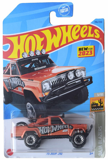 Mattel Hot Wheels '73 Jeep C10, Baja Blazers 3/10 [Orange] 196/250