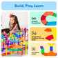 12pcs Race Track Add-On Magnetic Railway 5Styles Building Block Set Magnet Tiles Construction Toy STEM Learning Early Education Toys Blocks Child