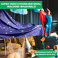 Blanket Fort Building Kit for Kids, Safety Certified, Ages 3-12 - Play Tent