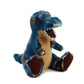 Aurora® Ferocious Dinos & Dragons T-rex Stuffed Animal - Prehistoric Fun - Cuddly Companions - Blue 7 Inches
