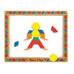 Melissa & Doug Deluxe Wooden Magnetic Pattern Blocks Set - Educational Toy with 120 Magnets and Carrying Case, Multi/None, 1 EA, English Only.