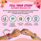 Fashion Angels Alphabet Bead Kit, 500+ Colorful Charms and Beads with Small Bead Organizer - Preppy Bracelet Making Kit for Teen Girls, Recommended