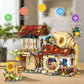 EasyAgo Mini Bricks Honey Workshop Building Blocks, Simulation Architecture Toy for Girls and Boys Ages 6+ - Gift Easter, Birthday, Christmas (1242
