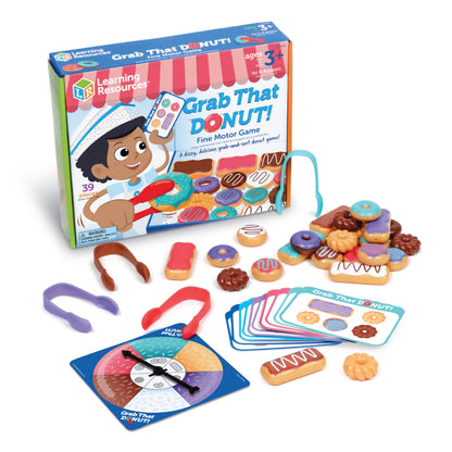 Learning Resources Grab That Donut Fine Motor Game