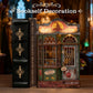 Book Nook Kit, Creative DIY Miniature House Dollhouse Kit Magic Shop