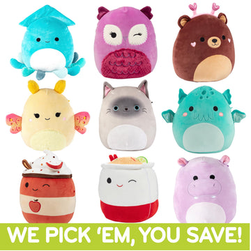 Squishmallows Mystery 2-Pack 10 Inch Plush Gift Set- Official Jazwares 2026 Surprise Stuffed Animals Soft Squishy Collectible Toys for Kids, Girls