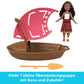 Mattel Disney Vaiana 2 Wayfinder Wonders Playset with Small Surprise Doll, Canoe and Accessory, Inspired by the Movie (Styles May Vary), JBT68