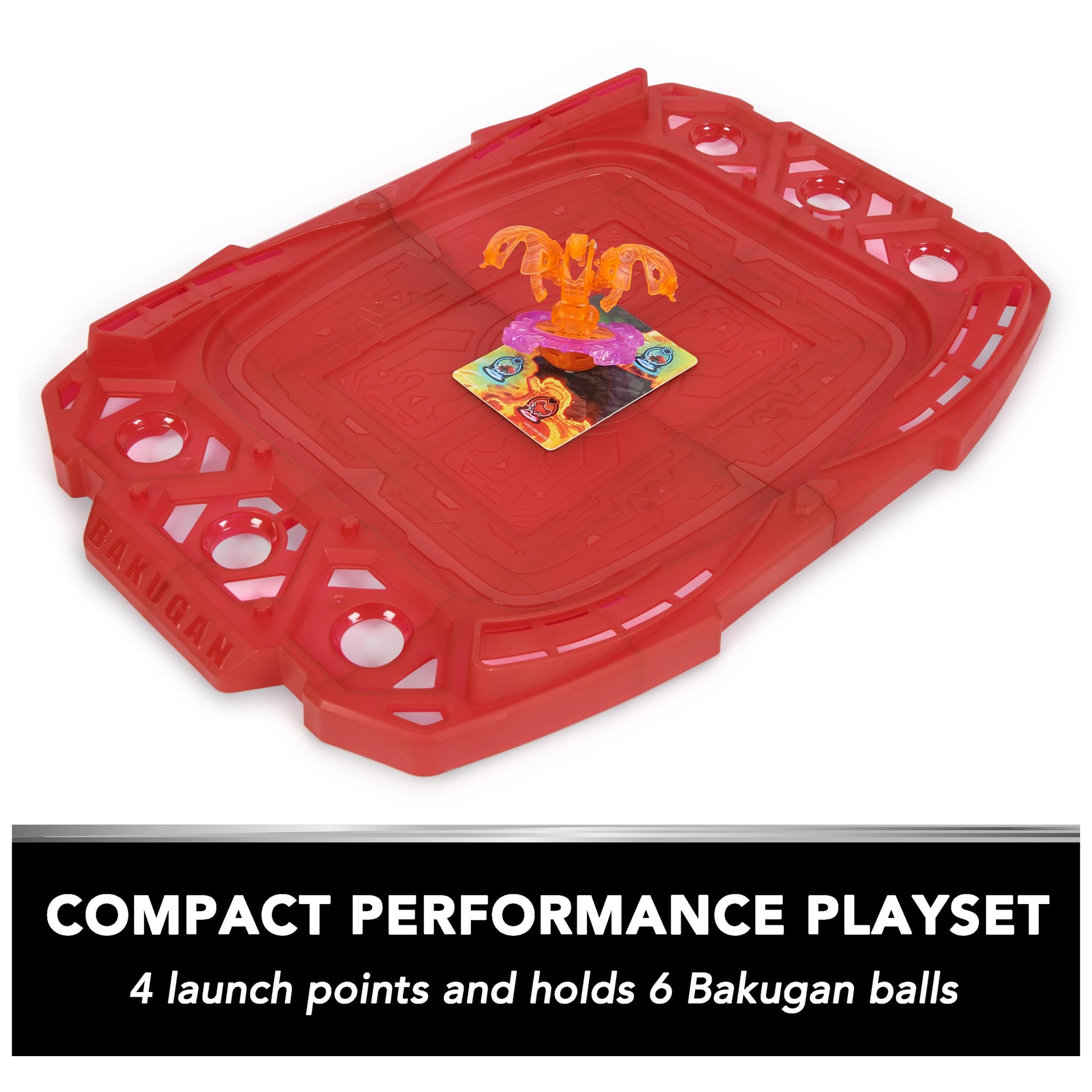 Bakugan Brawl Zone Compact Playset with Special Attack Dragonoid, Customizable Action Figure, Trading Cards, Kids Toys for Boys and Girls 6 and up