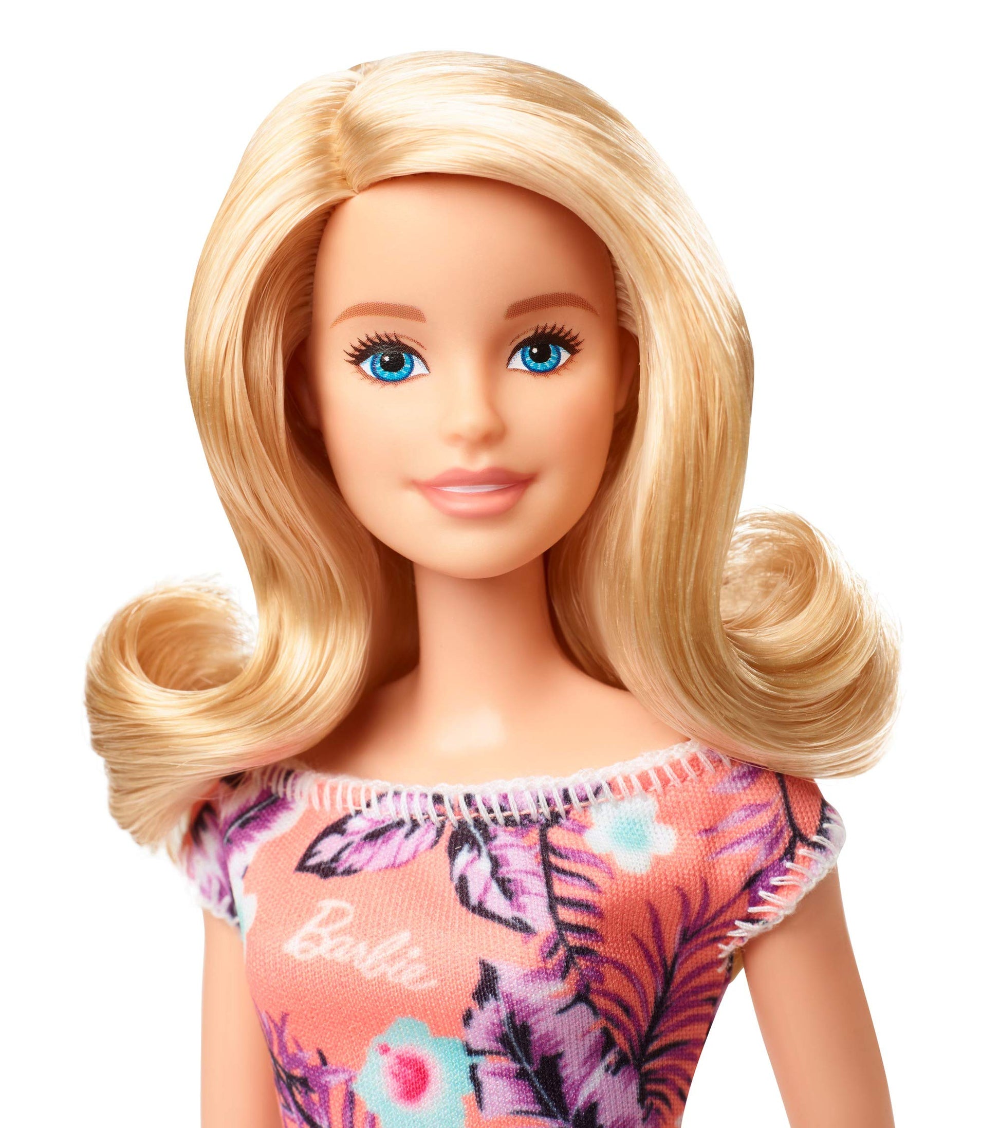 Barbie Beautiful Orange Flowery Dress by Mattel GHT24