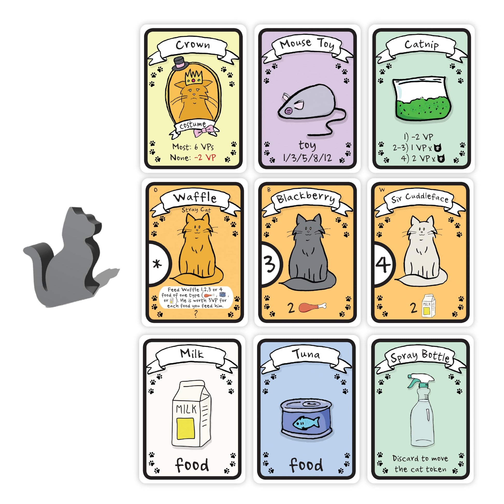 AEG Cat Lady Board Game | Collect Toys and Rescue Cats | Family Card Drafting Game for 2-4 Players | Ages 10+ | Easy to Learn & Plays in 30 Minutes