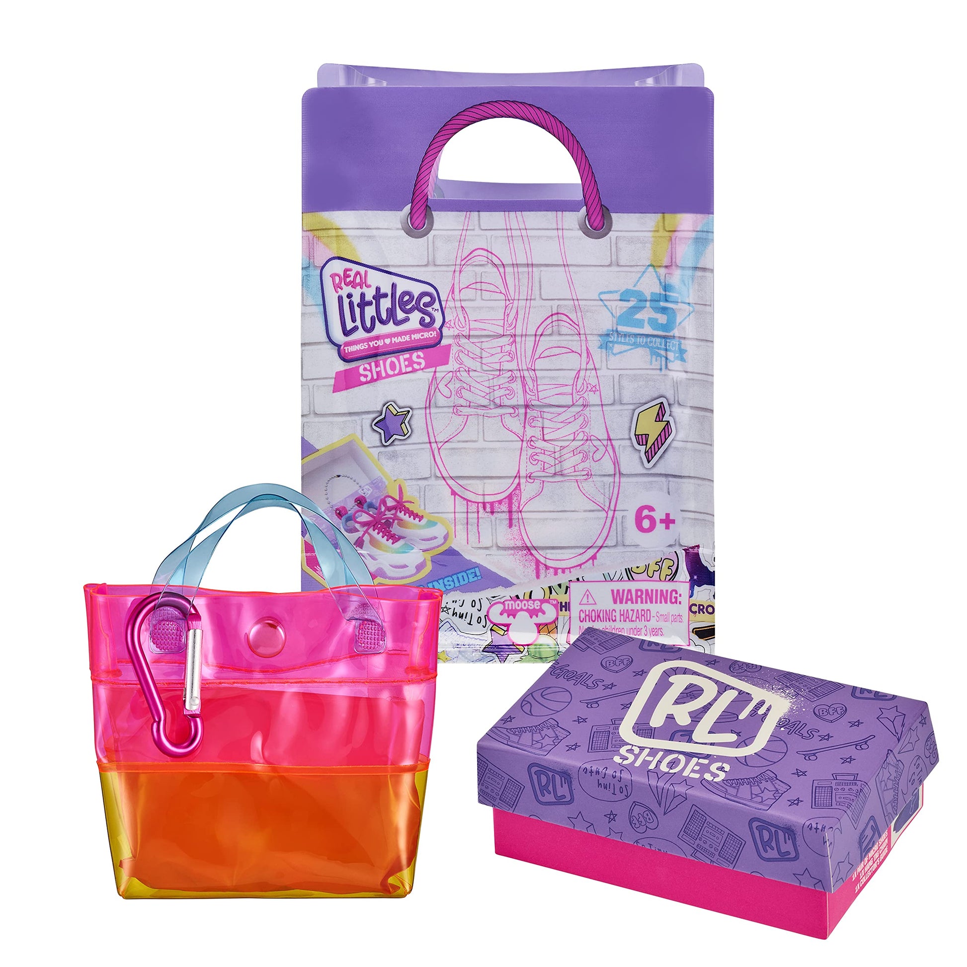 REAL LITTLES - Collectible Micro Sneaker & Handbag with Surprises! | Amazon Exclusive
