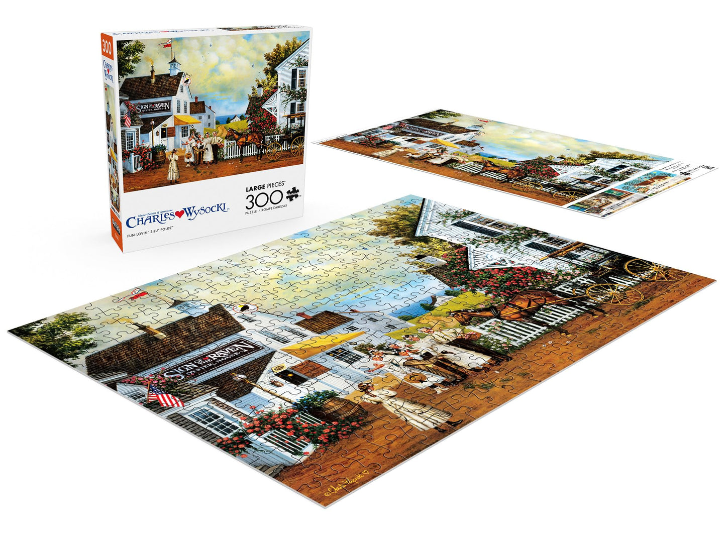 Buffalo Games - Charles Wysocki - Fun Lovin' Silly Folks - 300 Piece Puzzle