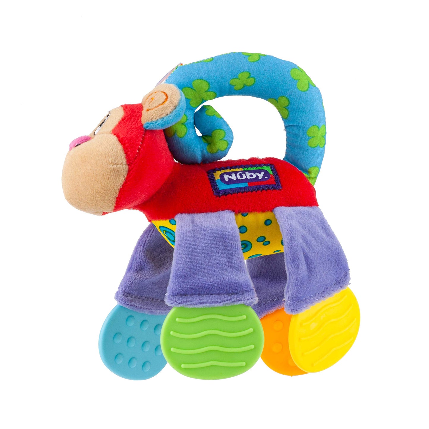 Nuby Floppers Plush Teether - Monkey