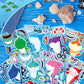 24 Sheets Make a Shark Face Stickers, Make Your Own Shark Stickers for Kids, Sea Ocean Animals Birthday Party Favors Activities, Summer Craft