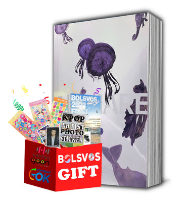 JYP Ent. NMIXX - AD MARE [Light ver.] (1st Single Album) Album+BolsVos K-POP eBook (21p),3EA BolsVos Stickers for Toploader, Photocards