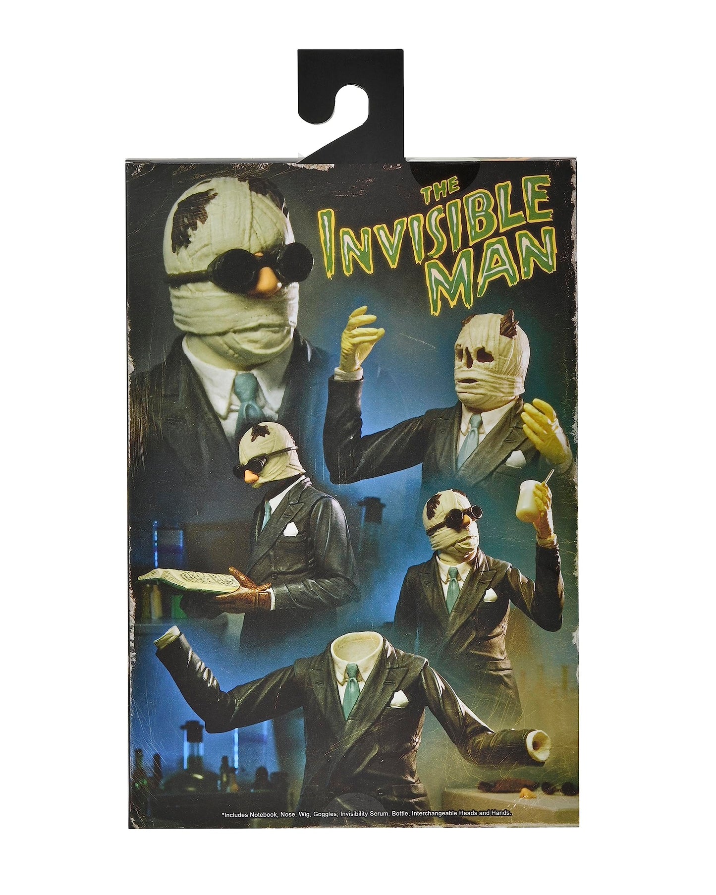 NECA - Universal Monsters - 7” Scale Action Figure - Ultimate Invisible Man Figure (Color)