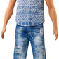 Barbie Ken Fashionistas Distressed Denim Doll