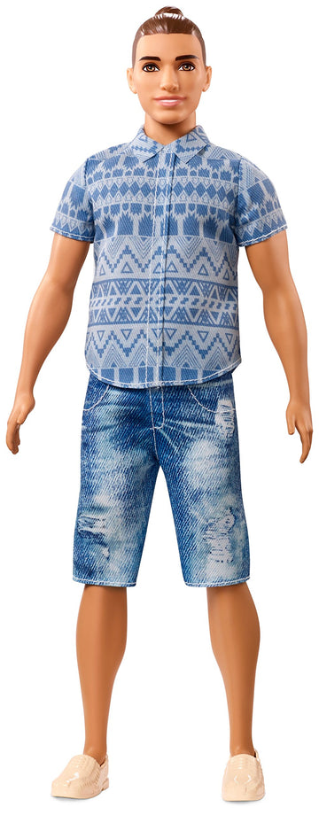 Barbie Ken Fashionistas Distressed Denim Doll