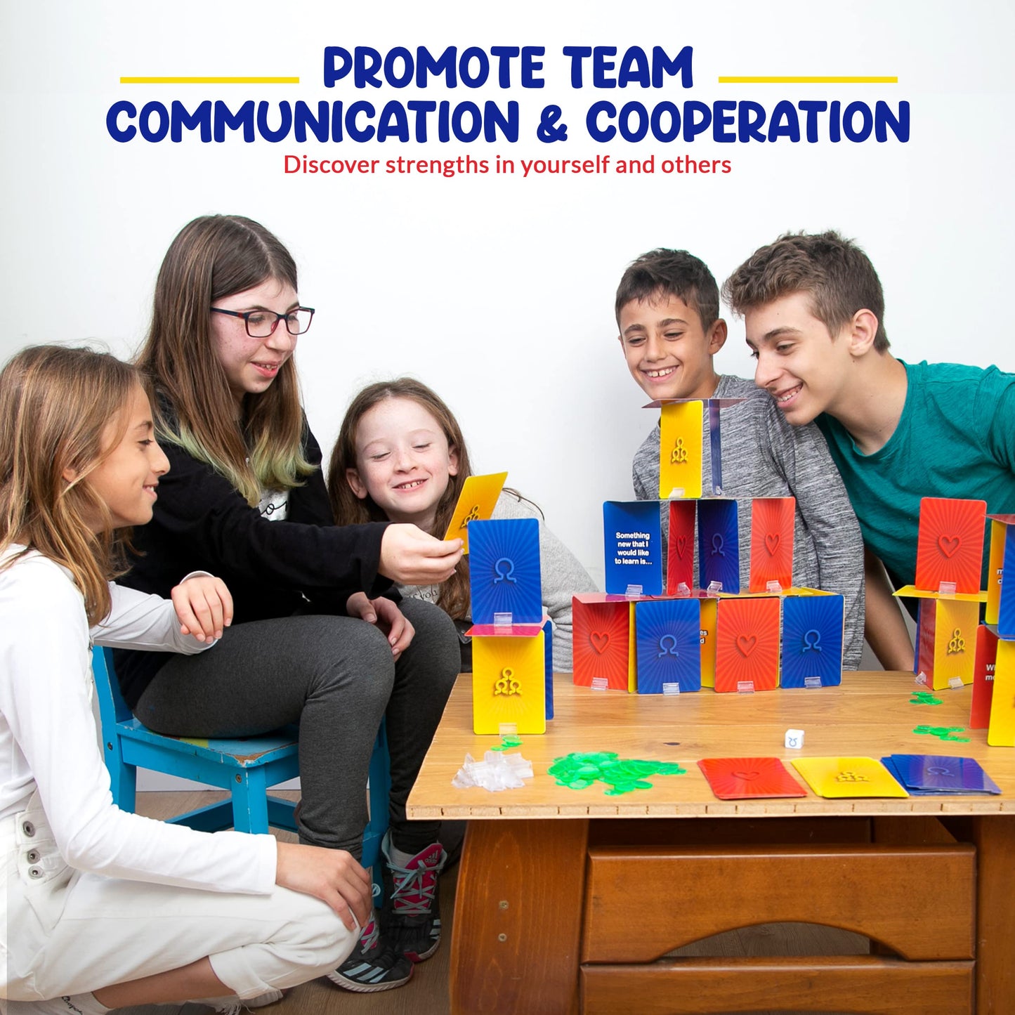 Social Emotional Games for Teens and Kids 6+ | StrongSuit Tower of Self Esteem Therapy Game for Counselors, Therapists and Parents | SEL & CBT Tools