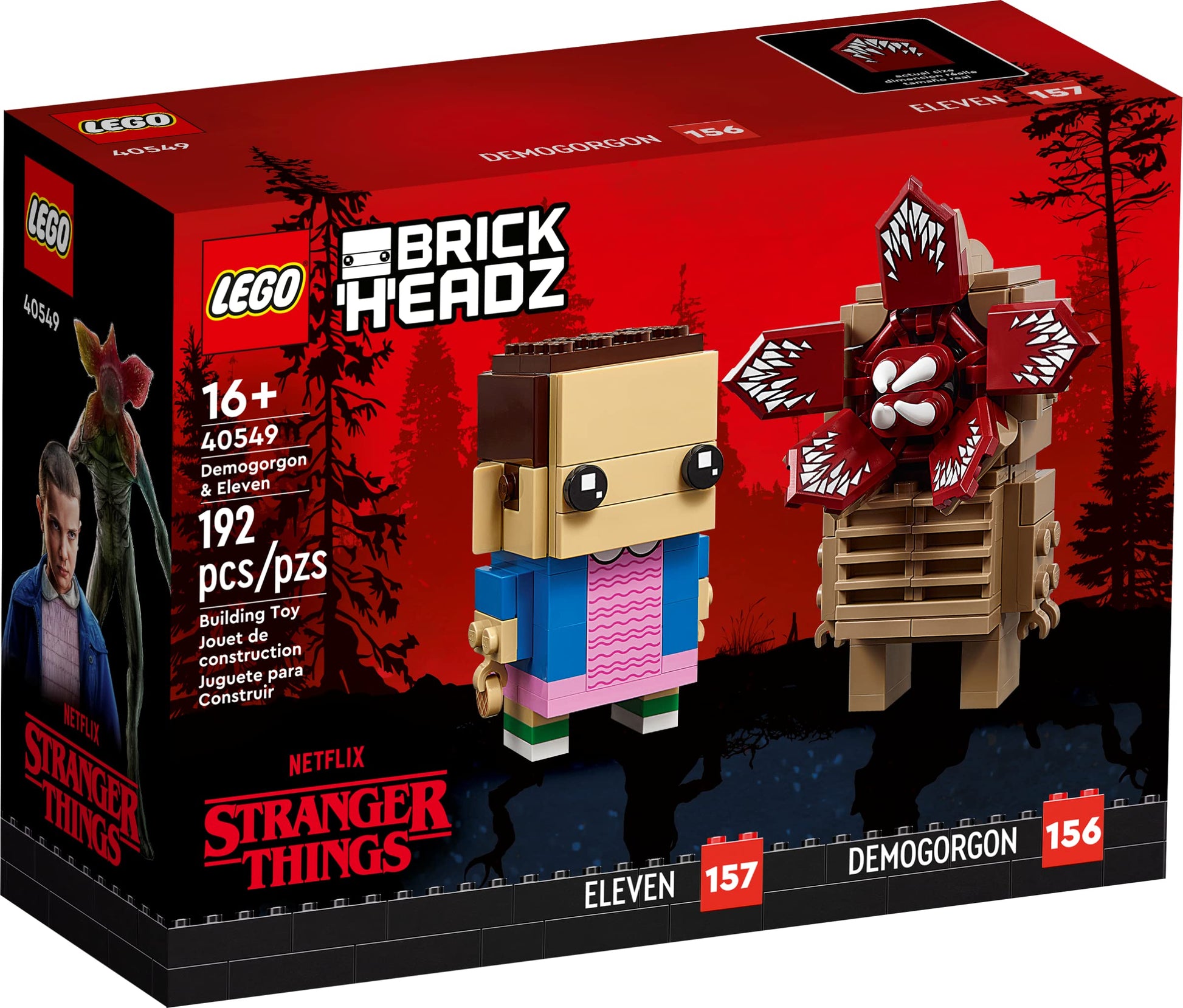LEGO BrickHeadz Demogorgon and Once - Stranger Things