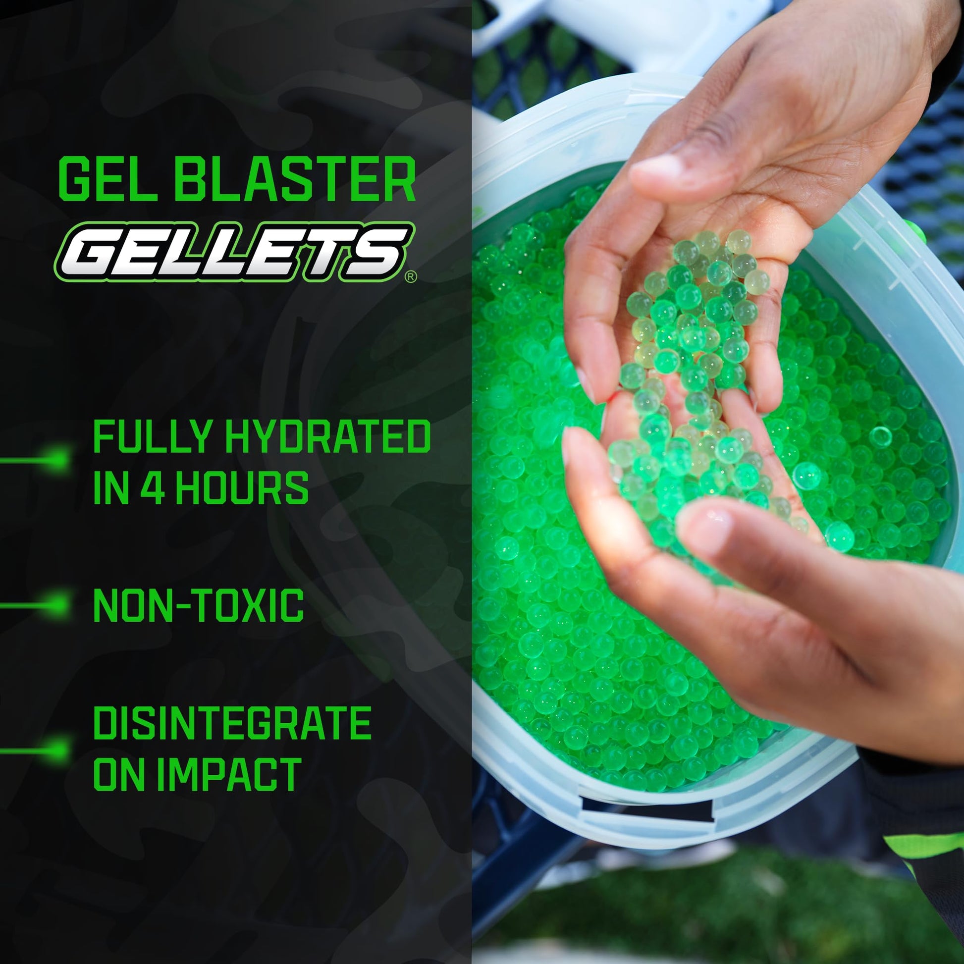 The Original Supersized Gel Blaster Surge XL - Splat Ball Gun 150+ Foot Range - Toy Gel Blasters - Semi, Full-Auto, Triple Burst Modes - Outdoor Games