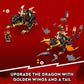 LEGO NINJAGO Cole’s Earth Dragon EVO 71782, Upgradable Action Toy Figure for Boys and Girls with Battle Scorpion Creature and 2 Minifigures, 2023