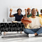Dydamud Football Party Decorations, Disposable Field Tablecloth Plastic Rectangular Touchdown Table Cover for Sports Birthday Game Day Tailgate