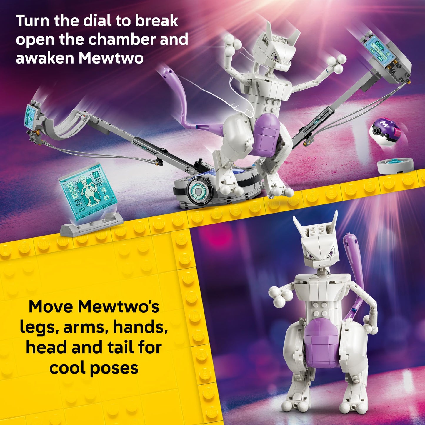 LEGO Pokémon SMART Play: Mewtwo's Lab Break 72163