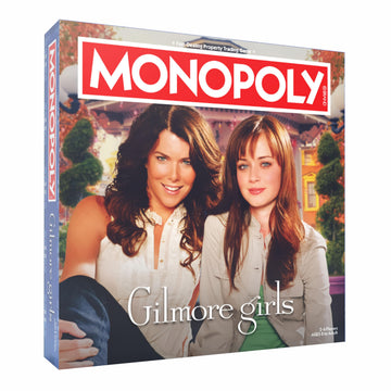Monopoly: Gilmore Girls, Buy, Sell & Trade Iconic Stars Hollow Locations, Includes 6 Collectible Tokens Like Coffee Cup & Luke’s Hat, Fun Game