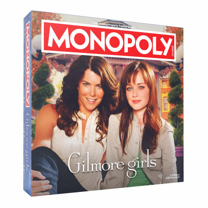 Monopoly: Gilmore Girls, Buy, Sell & Trade Iconic Stars Hollow Locations, Includes 6 Collectible Tokens Like Coffee Cup & Luke’s Hat, Fun Game