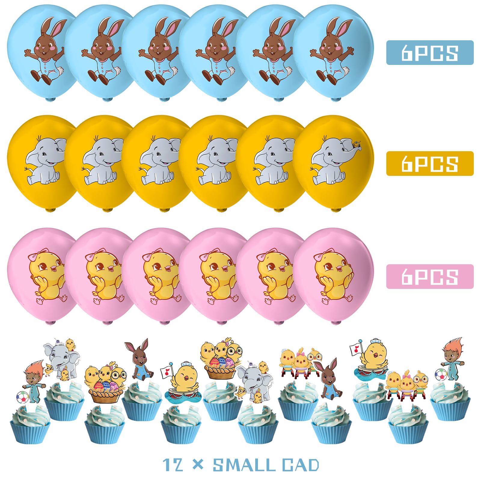 Toddler Music Birthday Party Decoration, Include Happy Birthday Banner, Cake Topper, Latex Balloons, for Canticos Theme Toddler Kids Party