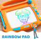Lollipop Blippi Magnetic Travel Sketcher - A Portable Drawing Pad for Kids, Complete with Magnetic Pen and Eraser Knob Great Blippi Toys for Girls