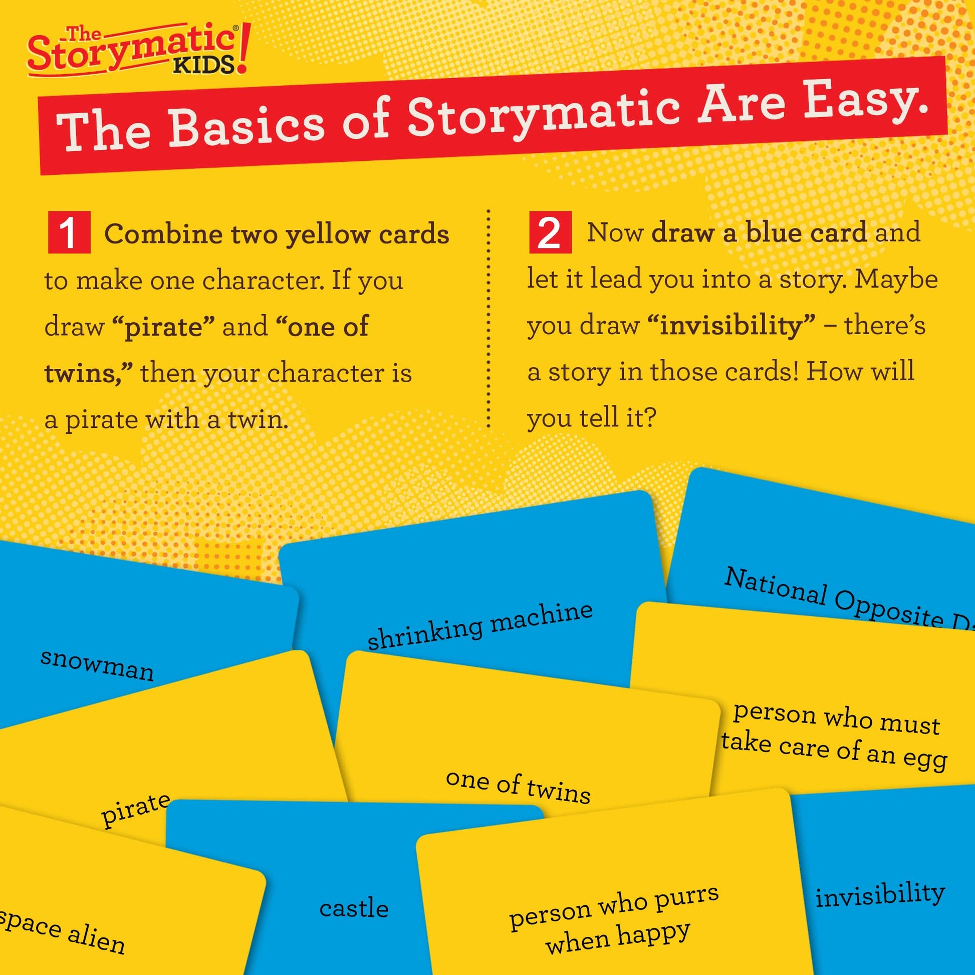 Storymatic Kids - Writing Prompts for Young Writers - Storytelling Games - Teacher Tool