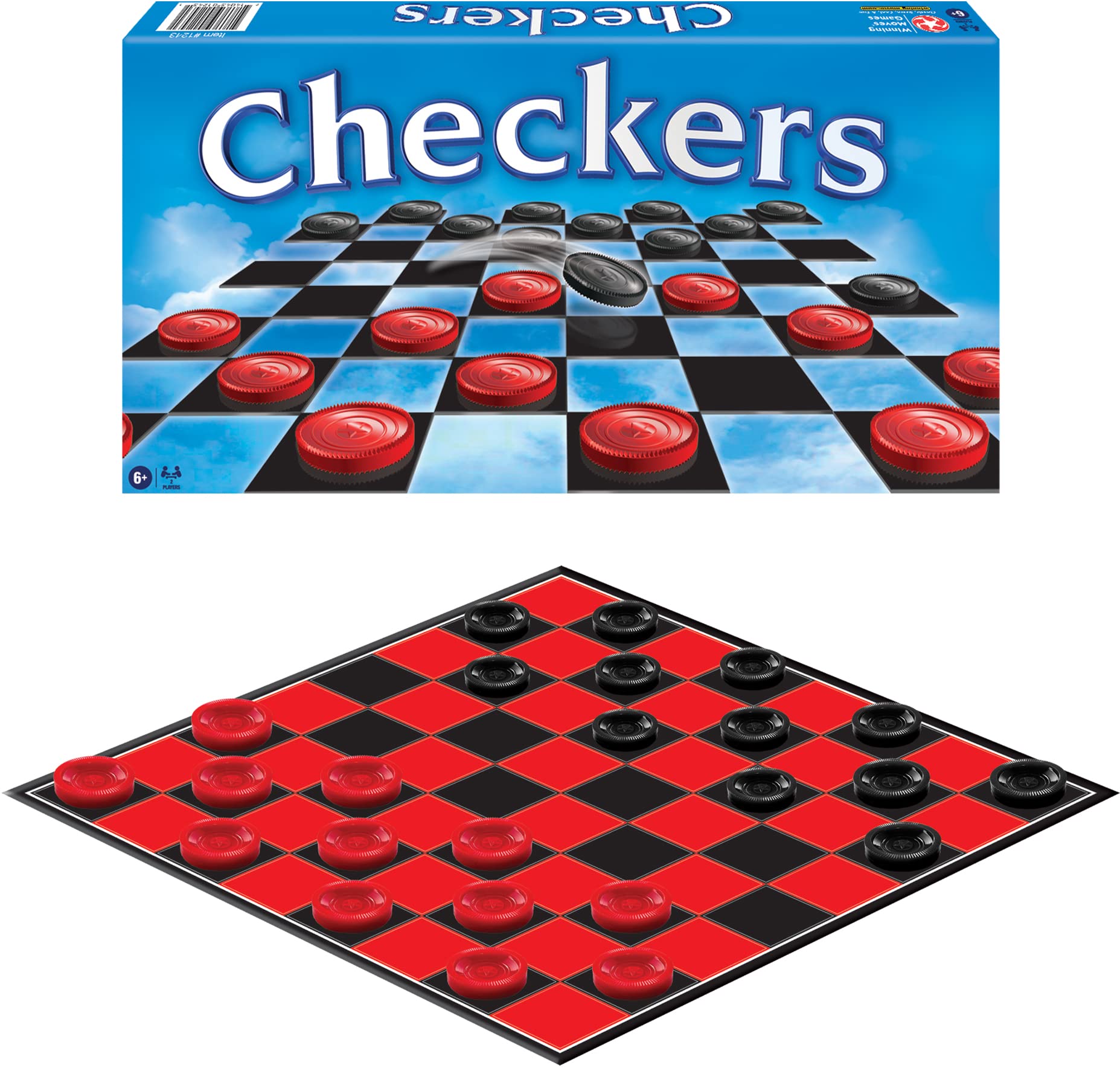 The Game of Checkers, Family Edition, by Winning Moves Games USA