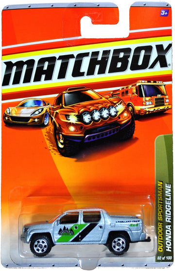 Matchbox Outdoor Sportsman Series #97 Honda Ridgeline Blue 1:64 Scale