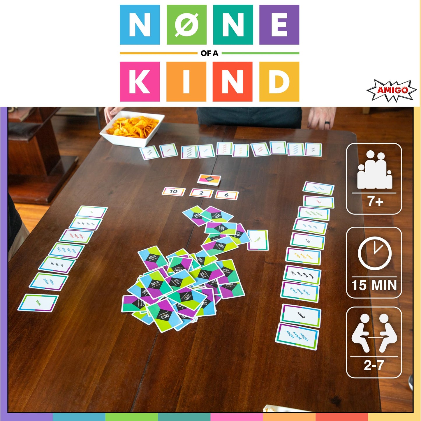 Amigo Games None of a Kind Brainteaser Card Game - A New Kind of Matching Game That is Fun for The Whole Family - for Kids & Adults Ages 7 & Older