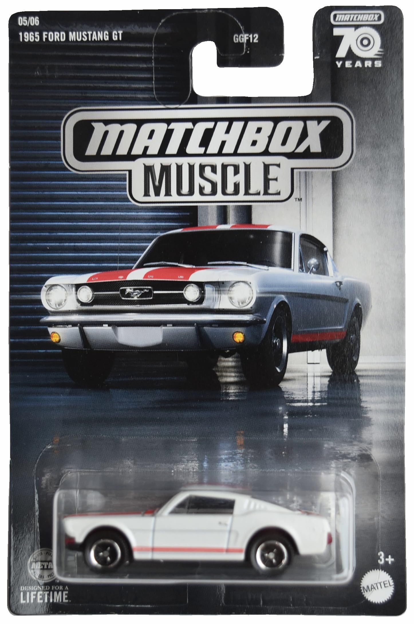 Matchbox 1965 Ford Mustang GT, White 5/6