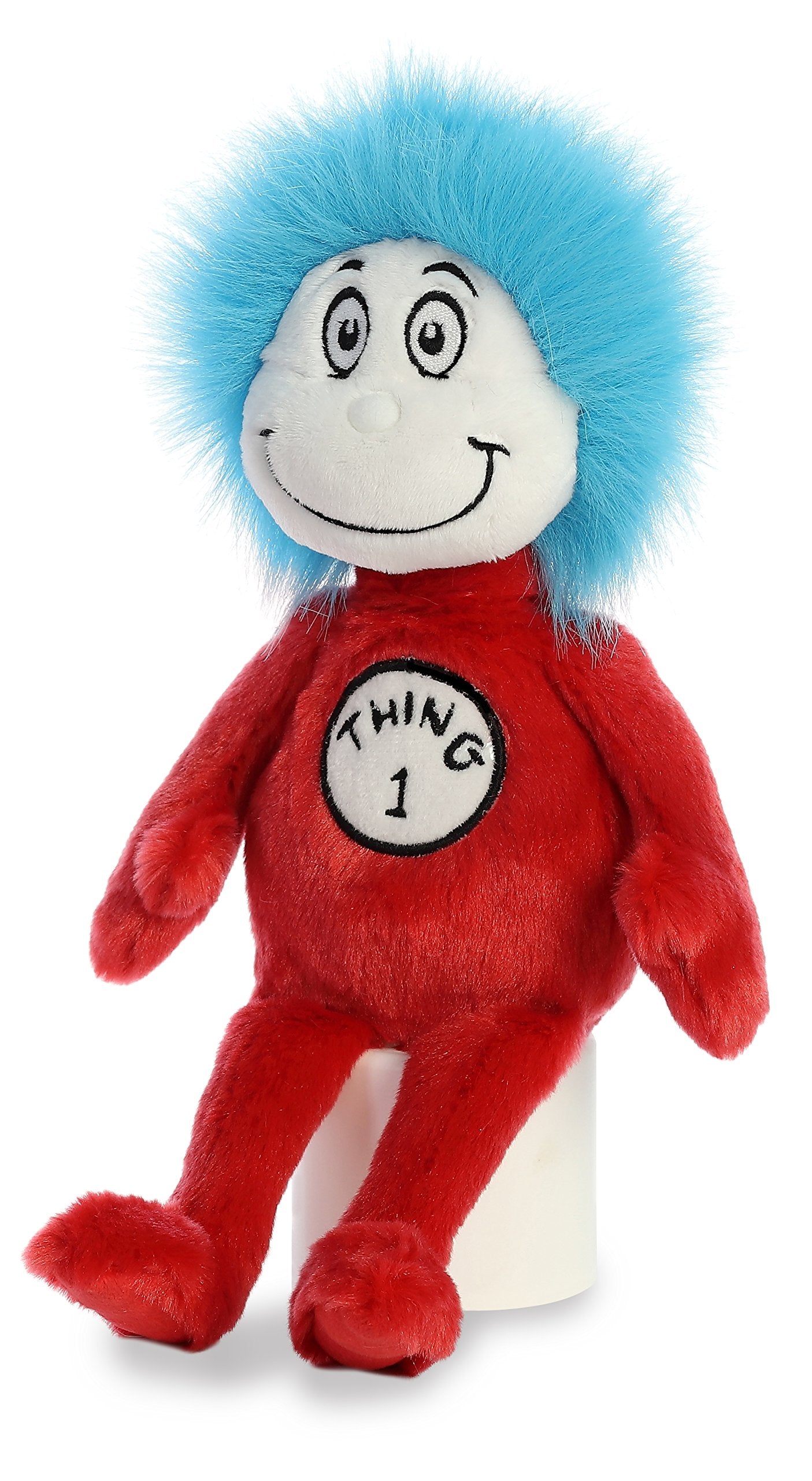Aurora® Whimsical Dr. Seuss™ Thing One Stuffed Animal - Officially Licensed Plush for Imaginative Play - Perfect for Kids and Adults - Red 12 Inches