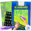 GlowBoard Light Drawing Pad by Bolderglow - Double-Sided Glow-in-the-Dark Board | Reusable Light Pen Art Board with No Mess or Cleanup
