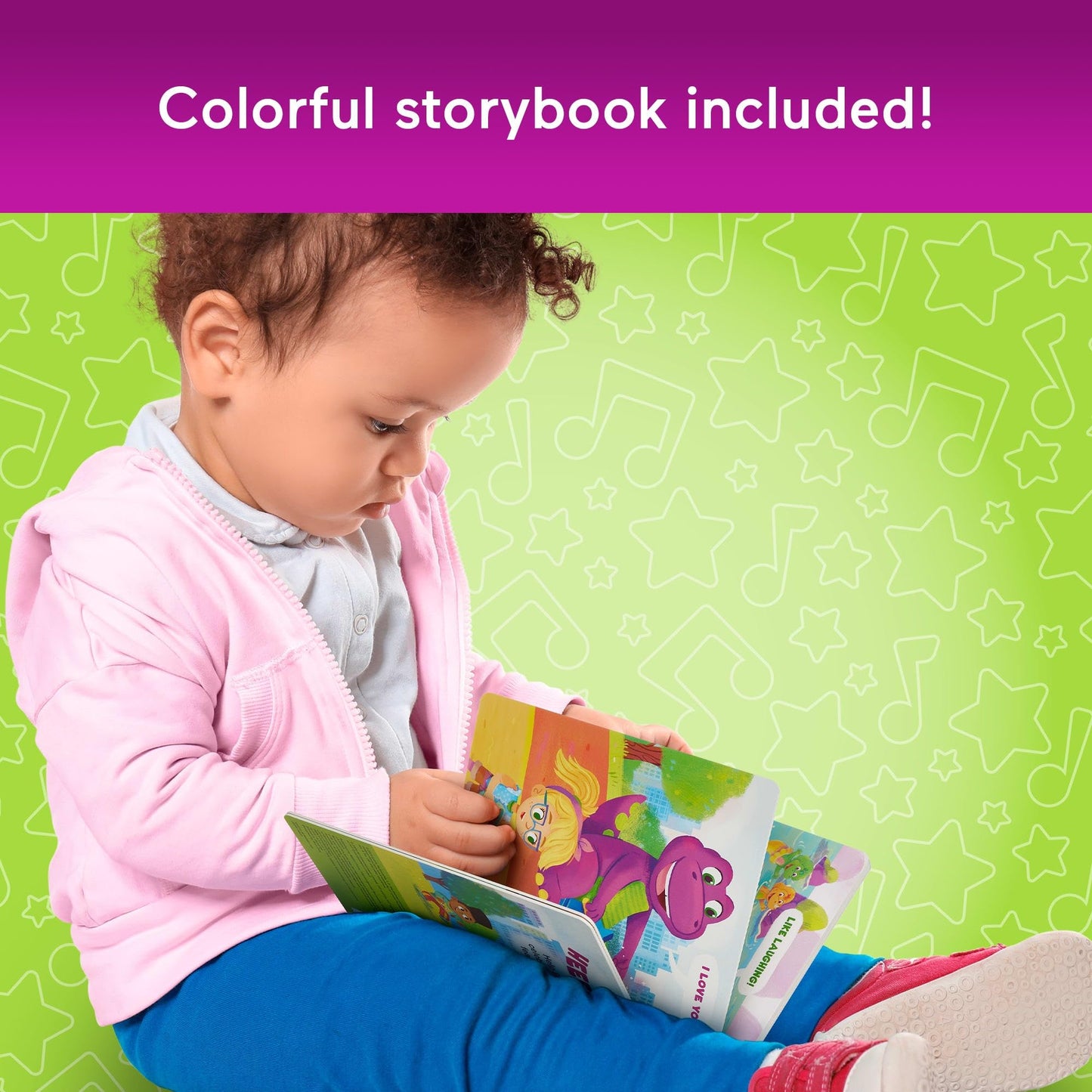 Barney Fisher-Price World Baby Bop Plushes & Storybook