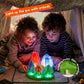 JOVA Klever Kits Crystal Land Growing Lab- Craft Kits for Kids Aged 8+ Science Gifts with 6 Unique Natural Elements and Light-Up Base, STEM Activities