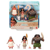 Mattel Disney Moana Small Doll 3-Pack with Moana, Maui the Demigod & Gramma Tala, Plus Pua the Pig, Crab Figure & 2 Accessories, Inspired by Movie