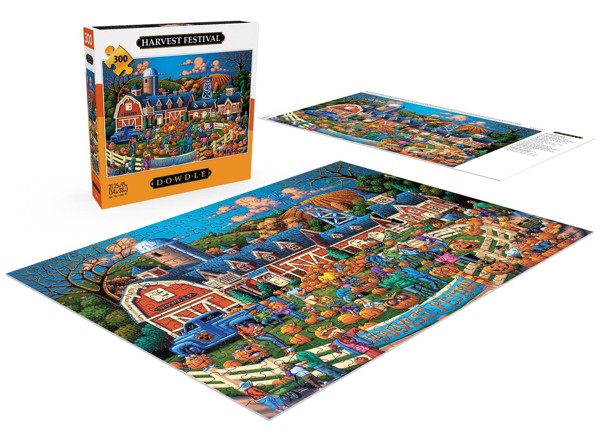Buffalo Games - Eric Dowdle Harvest Festival - 300 Piece Puzzle for Adults
