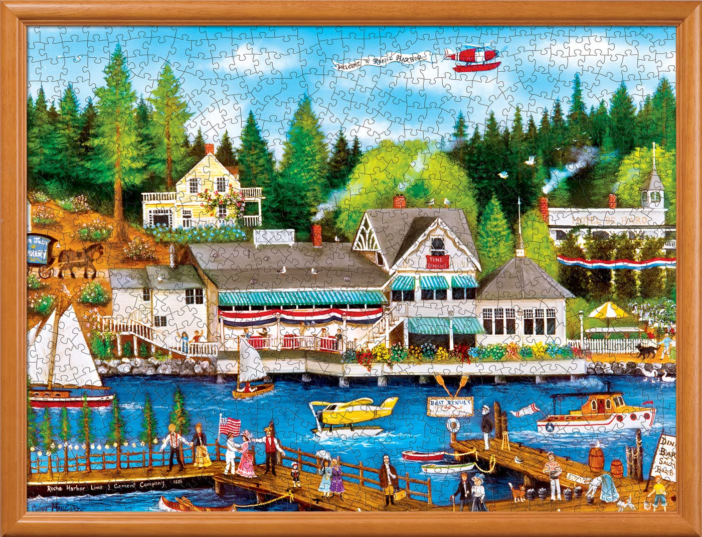 Masterpieces 750 Piece Jigsaw Puzzle for Adults and Family - Roche Harbor - 18"x24"