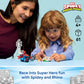 LEGO Marvel Spidey and His Amazing Friends Spidey on his Motorcycle vs. Rhino Building Toy for Kids - Super Hero Pretend Playset for Preschool Boys