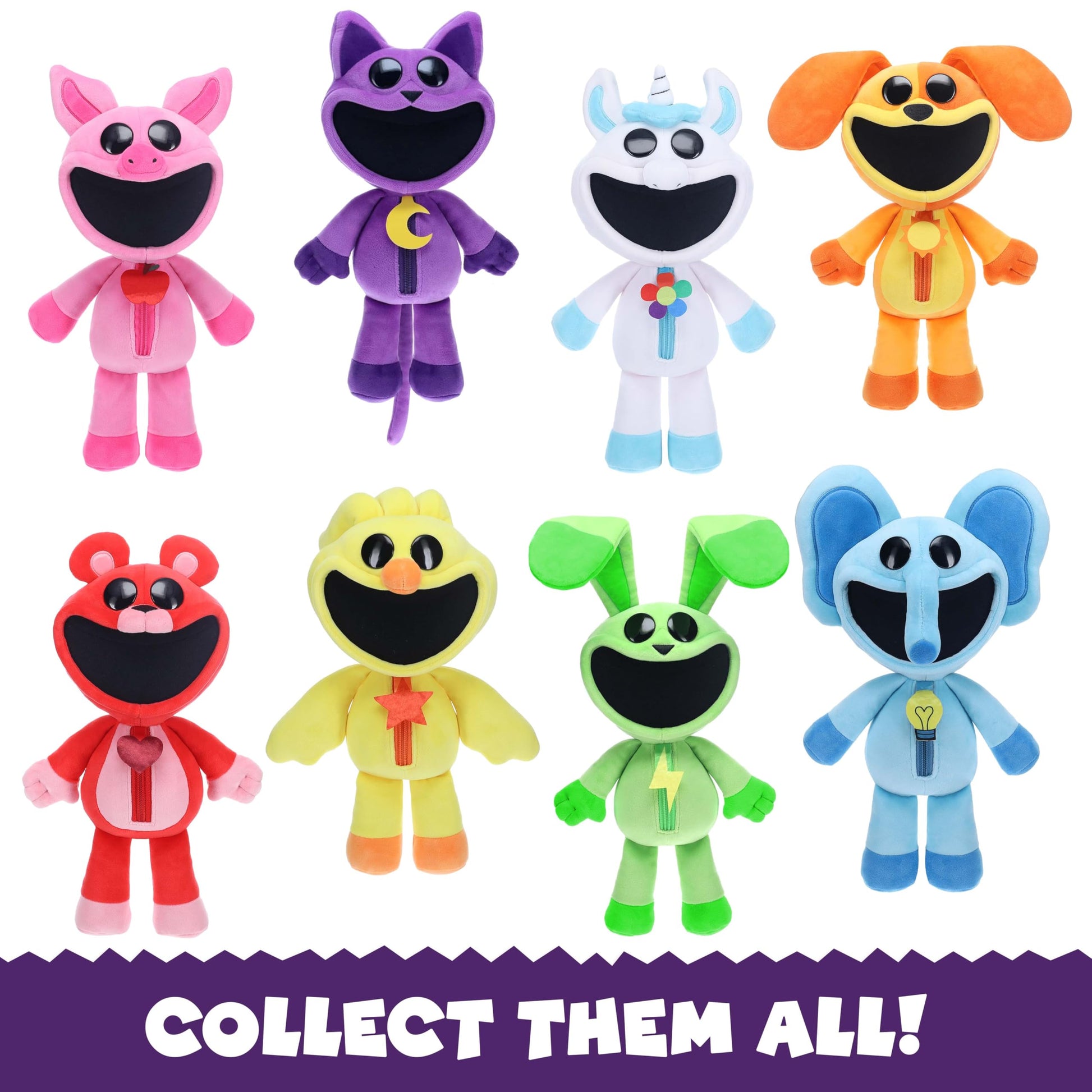 Poppy Playtime - Smiling Critters Deluxe Plush, [Officially Licensed] 14" Tall (PickyPiggy)