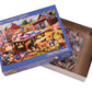 Country Quilts 1000 Piece Jigsaw Puzzle for Adults & Families - Fully Interlocking Pieces - Quilting Artwork in Stunning Color - by Vermont Christmas